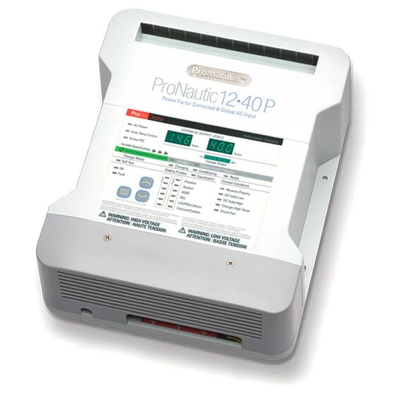 ProNautic 1240P Onboard Marine Battery Charger, 40 Amp, 12V, 3-Banks image number 0