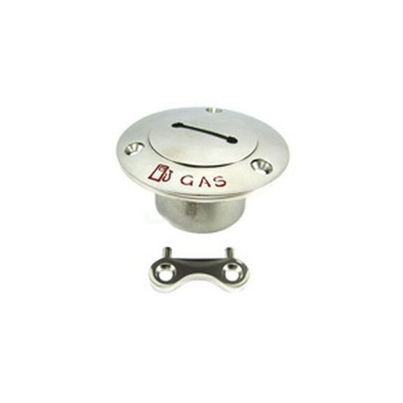 Stainless Steel Deck Fill with Key for Waste Pipe, 1 1/2" image number 0