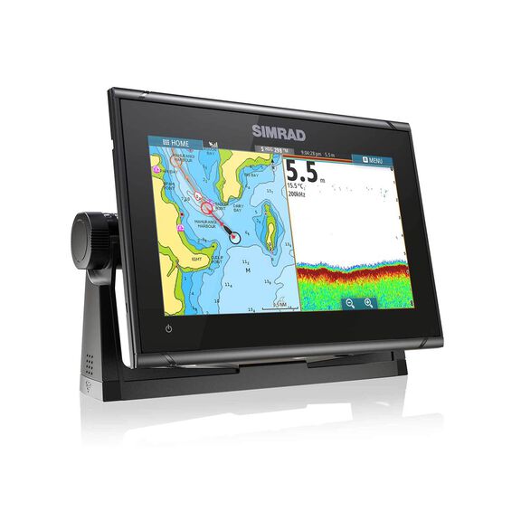 GO9 XSE Fishfinder/Chartplotter Combo with C-MAP Discover Charts, No Transducer image number 1