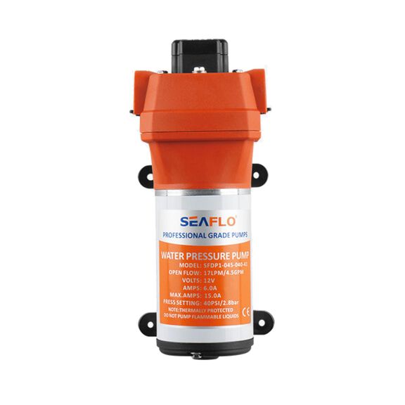 SEAFLO 41 Series 12V Water Pump, 4.5 GPM, 40 PSI, Self-Priming, Smart Pressure Switch image number 1