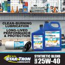 Super Premium 4 Stroke Oil - 25W-40 Synthetic Blend Oil image number 1