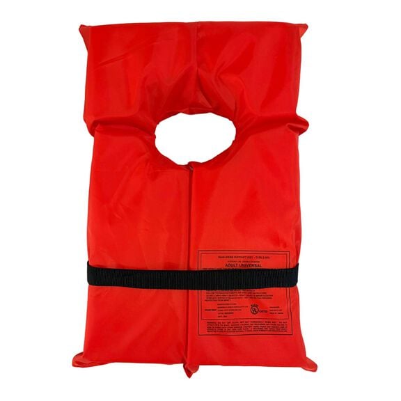 Adult Type II Life Jacket, 4-Pack, Orange image number 2