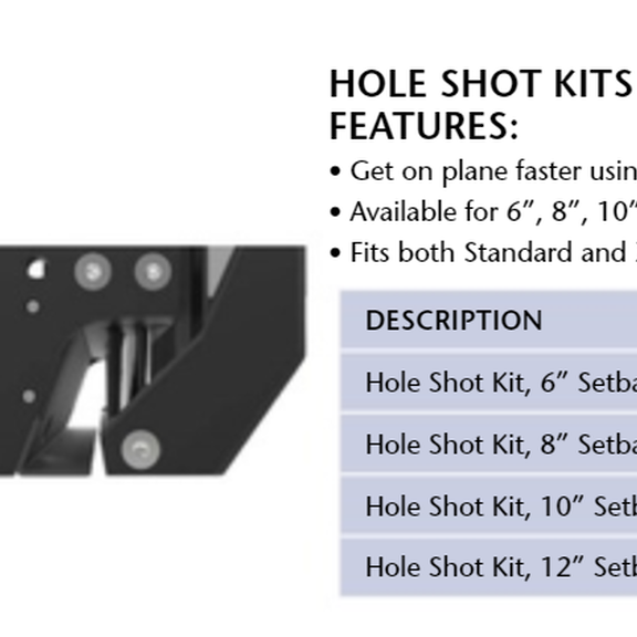 HSP5060 Hole Shot Plate Kit 6" image number 1