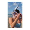 OMNI Integrated Snorkel Combo, White/Blue image number 3