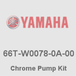 Yamaha 66T-W0078-0A-00 Chrome Water Pump Kit