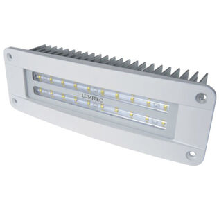 Maxillume2 Flush Mount LED Floodlight, 2,100 Lumen, White Dimming, White Finish