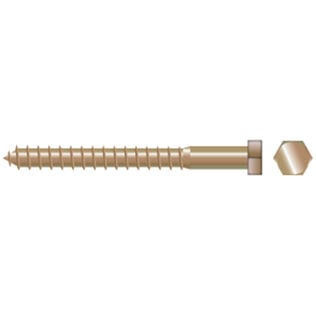 Silicon Bronze Socket Lag Screws