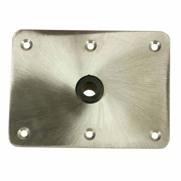 6" X 8" Standard Square Base Satin Finish image number 1