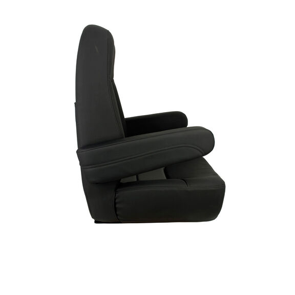 Black And Charcoal Mariner Pilot Helm Seat image number 2