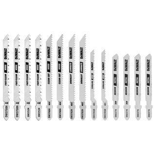 DEWALT Jigsaw Blades Set With Case, T-Shank, 14-Piece