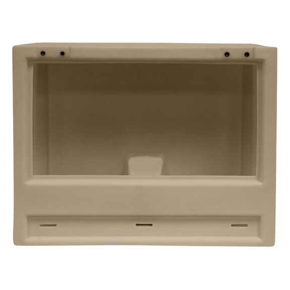 8WD95-1B-207 Deluxe Pontoon 27" Bench, Base Only, Tan image number 1