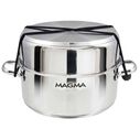 Professional Series Gourmet Nesting 7-Piece Stainless Steel Induction Cookware Set with Ceramica&reg; Non-Stick image number 2