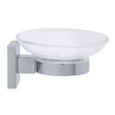 Erissa Soap Dish Plastic Dish Chrome image number 1