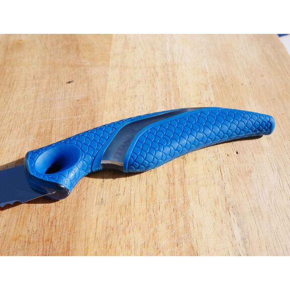 9" Titanium Bonded Serrated Knife image number 4