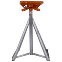 41" to 58" Flat Top Galvanized Powerboat Stand image number 0
