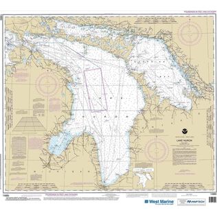 Maptech&reg; NOAA Recreational Waterproof Chart-Lake Huron, 14860