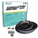 Semi-Rigid SuproFlex Rub Rail Kit with Flexible Vinyl Overlay Insert, 2" x 1 1/4" x 60', Black image number 0