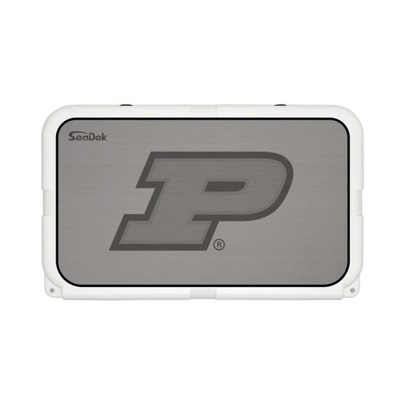 SeaDek Cooler Pad - Collegiate Collection - Fits YETI Tundra 45 - Storm Gray / Black, Purdue University image number 0