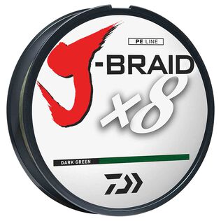 J-BRAID&reg; X8 Fishing Line, Dark Green, 150 yds.