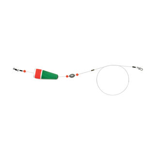 Rigged Poppin Cork with 3" Monofilament Wire