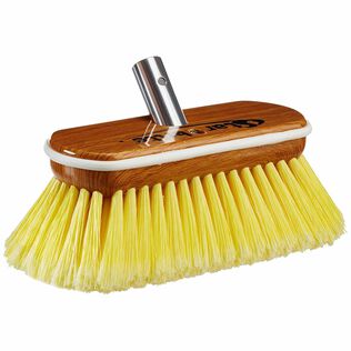 8" Premium Cleaning Brush, Soft Bristle, Yellow