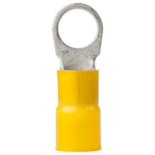 4 AWG Nylon Ring Terminals, Yellow