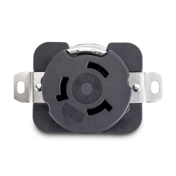 50A 125/250V Locking Receptacle image number 0