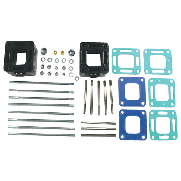 18-1908K Manifold Riser Spacer Kit for Mercruiser Stern Drives image number 0