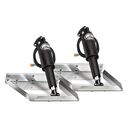 Edge Mount Electro-Polished Trim Tab Kit with 12x9 Plates image number 0