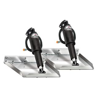 Edge Mount Electro-Polished Trim Tab Kit with 12x9 Plates