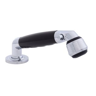 Deck-Mount Sprayer Classic Black Sprayer, 6' Black Rubber Hose, Ultra-Low Profile Holder