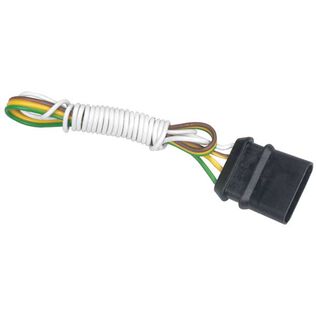 Trailer Light Connector - 4-Pin Flat Trailer Connector 12"