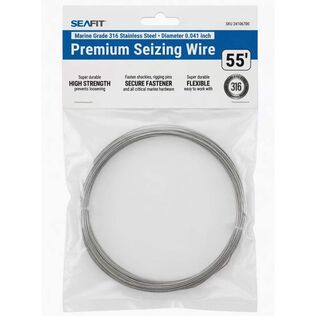 316 Stainless Steel Seizing Wire (.41"), 55' Length
