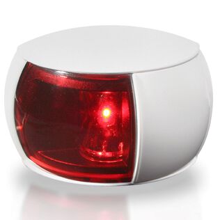 Side Mount LED Port Navigation Light, White Housing, 2 Nautical Miles Visibility