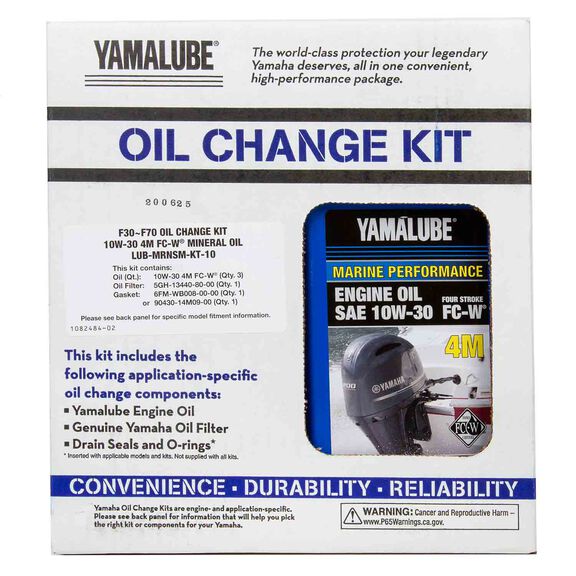 Yamaha Outboard Oil Change Kit, F30-F70 image number 0