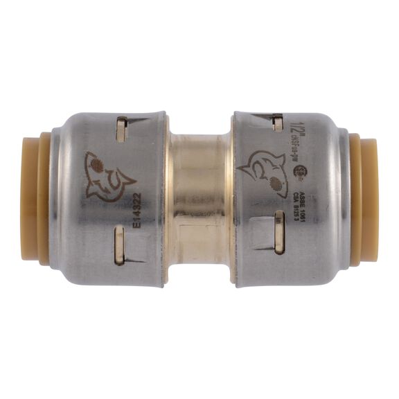 SharkBite Max Brass Push-to-Connect Couplings image number 0