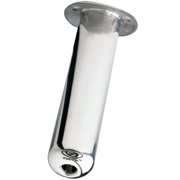 0&deg; Flush-Mount Stainless Steel Rod Holder image number 1