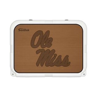 SeaDek Cooler Pad - Collegiate Collection - Fits YETI Tundra 35 - Mocha / Black, University of Mississippi