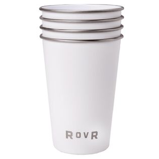 16oz. ChillR Ceramic Coated Stackable Tumblers, 4-Pack, Powder