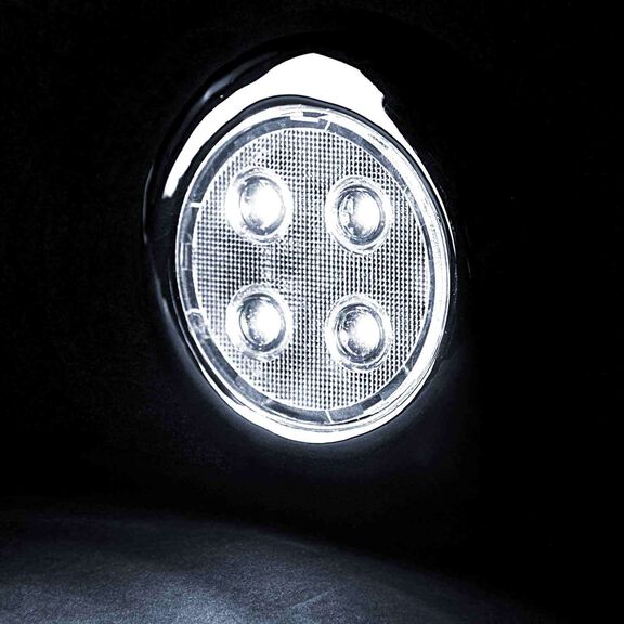 Stainless Steel Surface-Mount 3" LED Light, White image number 1