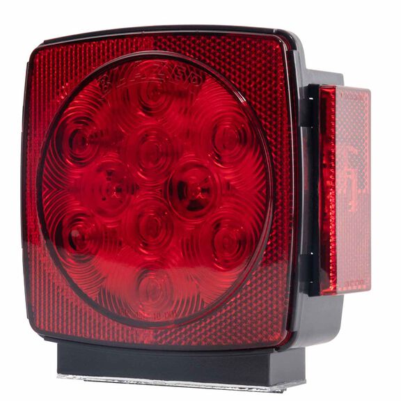 Square LED Submersible Stop/Tail/Turn Replacement Trailer Light image number 0