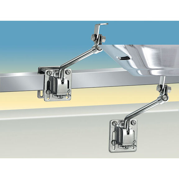 Square/Flat Rail or Side (Bulkhead) Mount for Magma Marine Kettle Grill image number 0