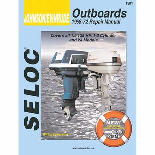 Repair Maunual - Johnson/Evinrude Outboard 1958-72,  All 2-stroke engines,  HP All