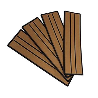 6mm Brushed Teak Step Kits, 4 Pack