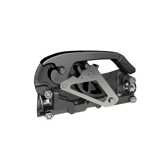 Double XTS0610 Rope Clutch with Ceramic Cam and Base for Small Diameter Lines, 6-10mm image number 1