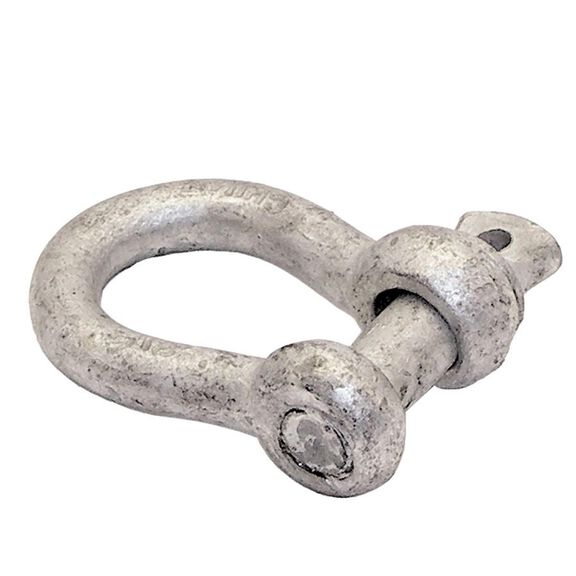 1/4" Anchor Shackle, Galvanized image number 0