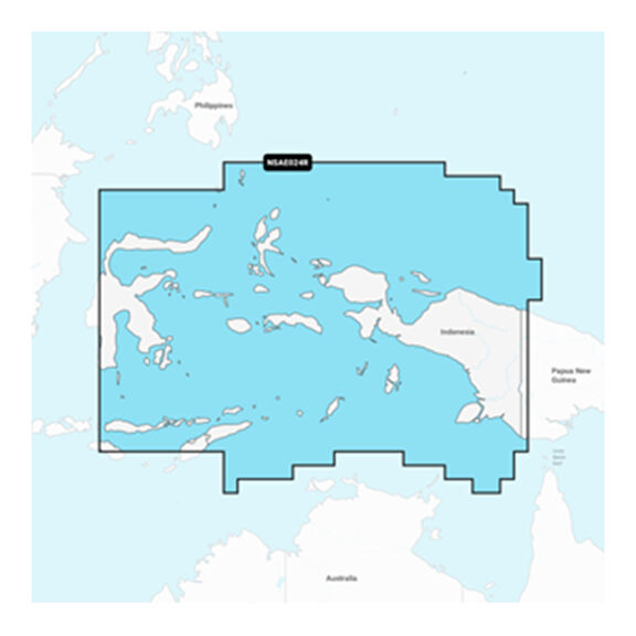 Garmin Navionics+ AE024R Central W. Papua and E. Sulawesi, Electronic Chart image number 0