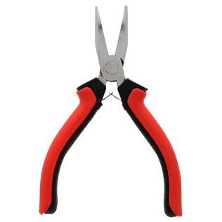 4 1/2" P-Line Micron Bent Nose Pliers, Chrome Vanadium