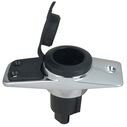PERKO&reg; Plug-In Type Base, 5&deg; Base, 3 Contacts, Accepts CAM Collar, Rectangular image number 0