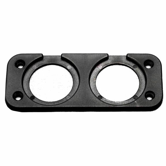 Rear Panel Mount for Two Round Digital Voltage Gauges image number 0